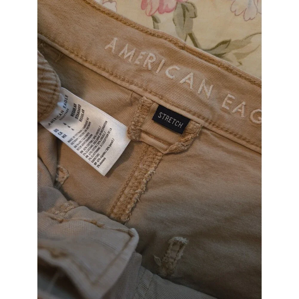 American Eagle Cargo pants Stretch Women's Size 6 New w/o Tags - Picture 4 of 8